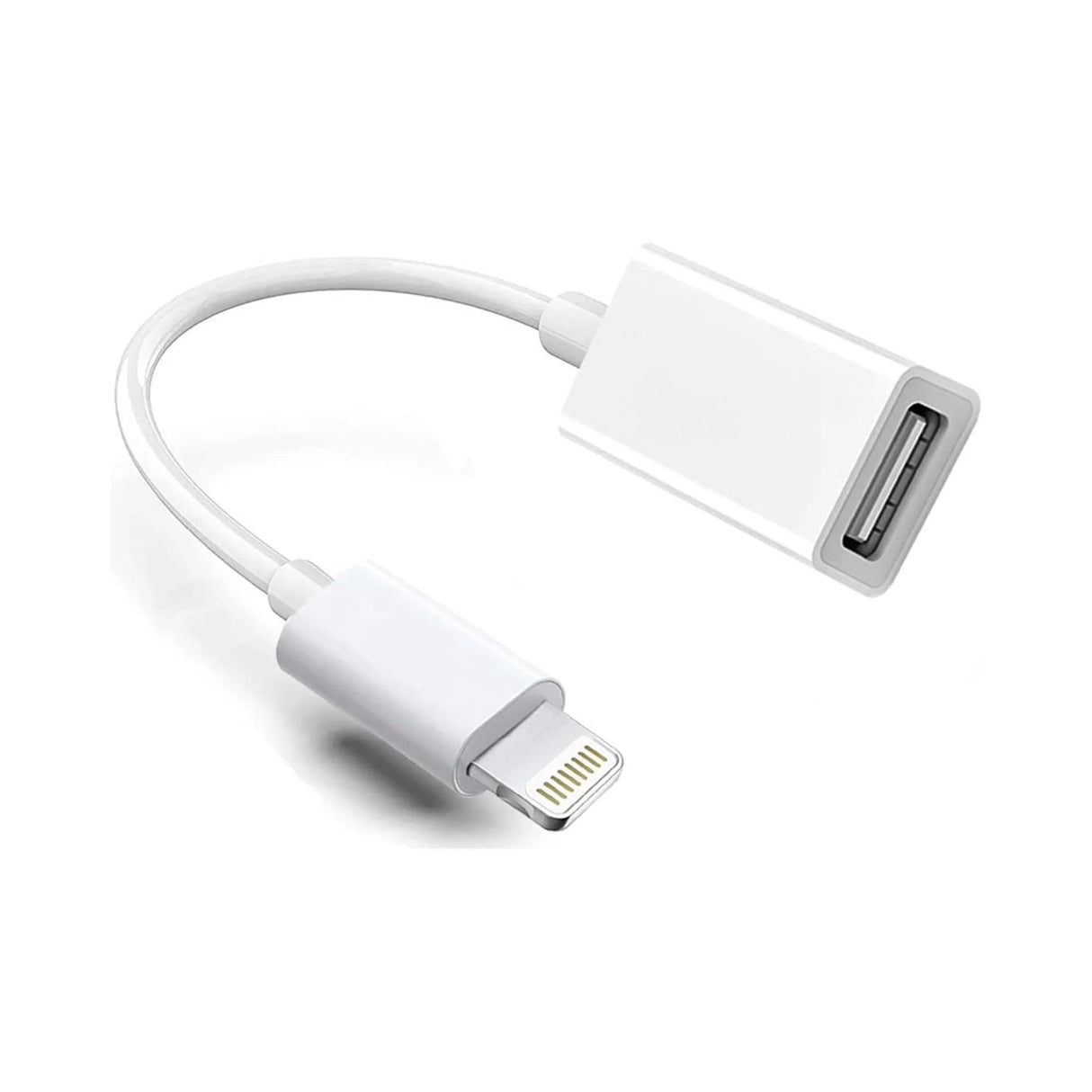 USB Female to Lightning OTG Connector