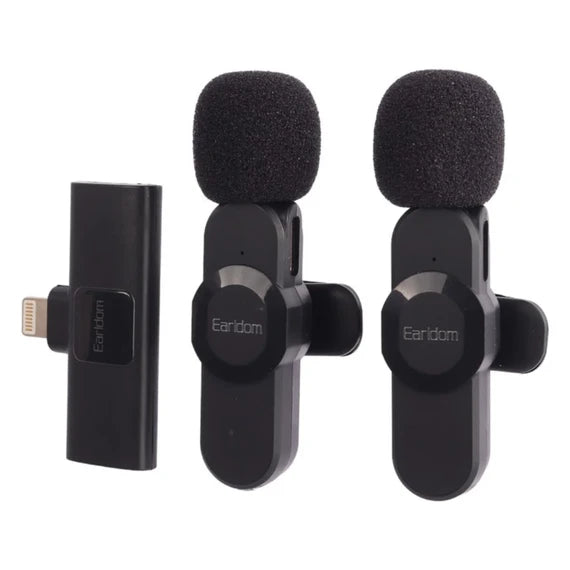 Earldom Wireless Microphone Lightining Connector Plug & Play High Quality (MC8L)