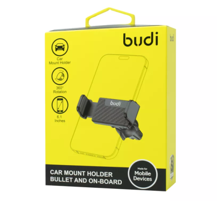 Budi Car Mount Holder (Model: CM539B) Bullet & On-Board