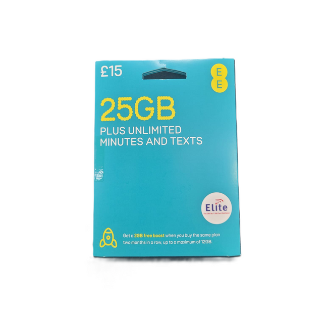 EE Sim Card £15 Preloaded