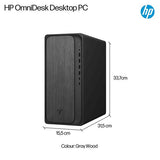 HP OmniDesk M02-0000na Desktop PC - AMD Ryzen 5, 512 GB SSD, Grey Wood